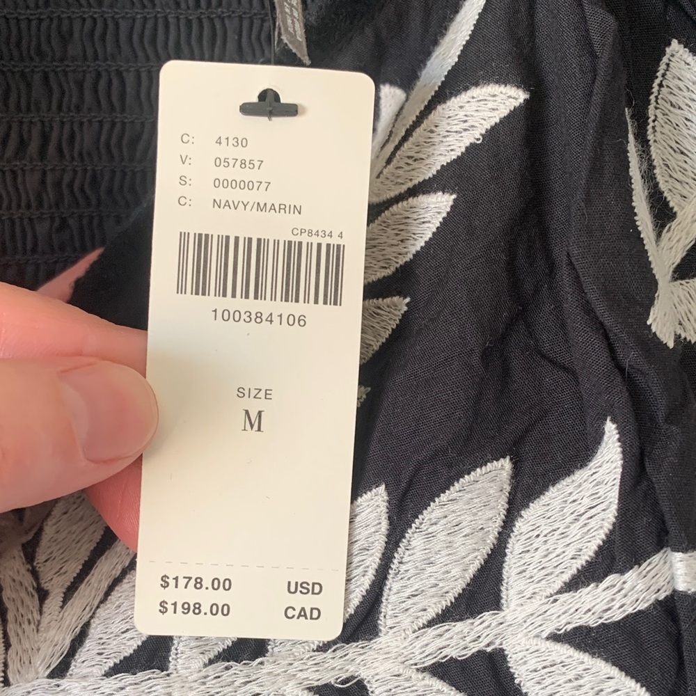 Anthropologie Floral Embroidered Ruffle-Strap Dress NWT - Picture 3 of 10